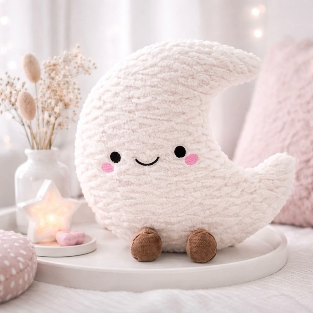 Linzy Toys Crescent Moon Plush - Picture 3 of 3